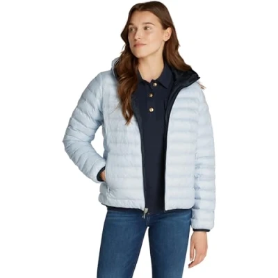 Abbildung von Tommy Hilfiger Reversible Jacket Übergangsjacke, Damen, Größe: XL, Breezy blue