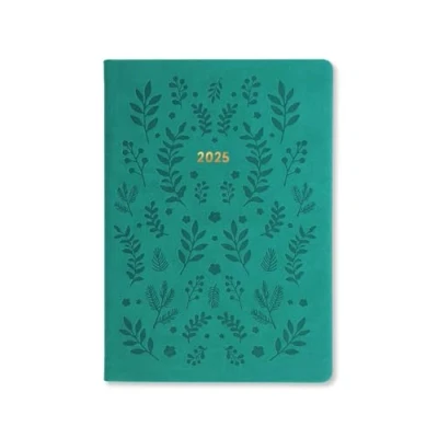 Abbildung von Letts of London Woodland Terminplaner 2025, A5, Wochenansicht, Grün