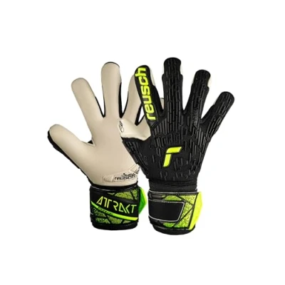 Abbildung von Reusch Attrakt Freegel Gold Finger Support Junior Torwarthandschuhe für Kinder mit Evolution Negative Cut und Fingerschutz