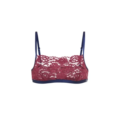 Abbildung von Lascana LSCN BY Bustier, Damen, Größe: 32/34, Deep berry