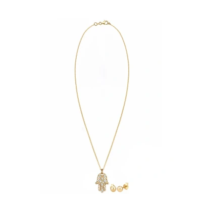 Abbildung von Elli Glass Crystal Ohrringe goldcoloured, Damen, Größe: 45, Gold coloured