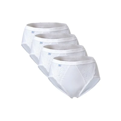 Abbildung von Sloggi 4ER PACK Slip, Damen, Größe: 38, Weiß