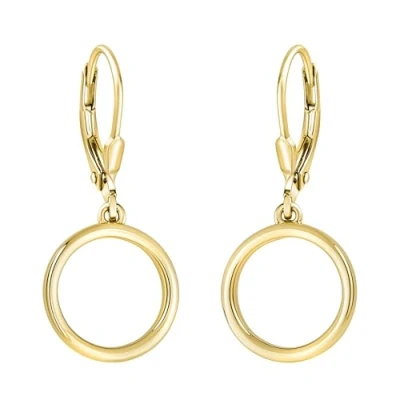 Abbildung von SOFIA MILANI Damen Ohrringe 925 Silber vergoldet/golden Kreis Ohrstecker 21065