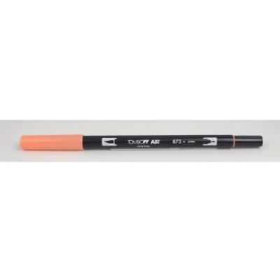 Abbildung von Tombow ABT 873 Fasermaler Dual Brush Pen mit zwei Spitzen, coral, 1 stück (1er Pack)