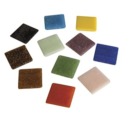Abbildung von Rayher Artdecor Mosaik Mix 2x2cm, ca.325 Stück, Dose 1kg ,Glasmosaik, Glassteine, Bunte Mischung, 1453149, Bunt