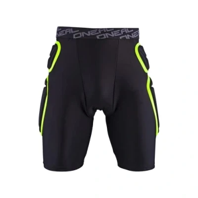 Abbildung von O&#039;NEAL Protektoren Hose Motocross Enduro Motorrad Beständiger High Density Eva Schaum, Integrierte Belüftungspads, elastischer Taillenbereich Trail Short Erwachsene Schwarz Lime Größe M
