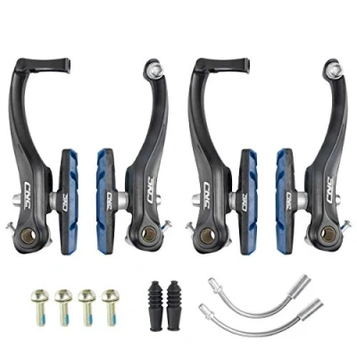 Abbildung von Chooee Fahrrad V Bremse,Aluminium Brake Bremsen Set Schwarz/Blau