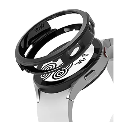 Abbildung von Ringke Air Sports Kompatibel mit Samsung Galaxy Watch 4 Hülle [44mm] Silikon Flexibel Kratzfest Schwarz