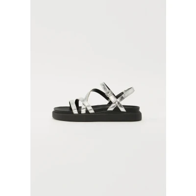 Abbildung von Clarks Aristella ROSE Riemensandalette, Damen, Größe: 42, Silver metallic Schuhe