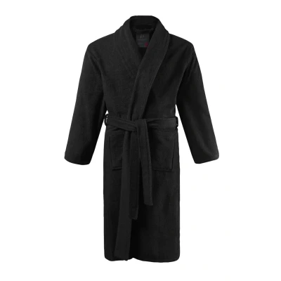 Abbildung von JP1880 Bademantel, Herren, Größe: 6XL, Noir
