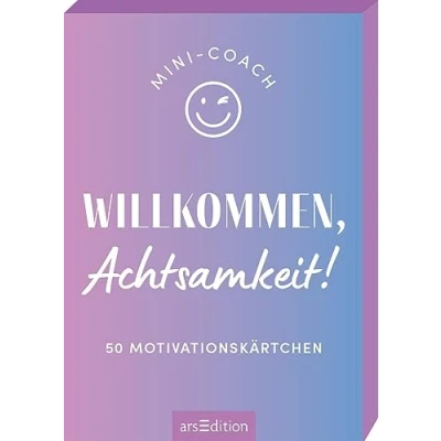 Abbildung von Mini Coach. Willkommen, Achtsamkeit!: 50 Motivationskärtchen Hochwertige Kartenbox mit tollen Impulsen für mehr Achtsamkeit im Leben