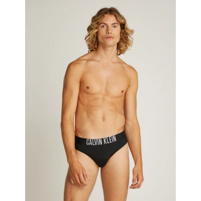 Abbildung von Calvin Klein Swimwear Brief Badehose Slip, Herren, Größe: Large, Black