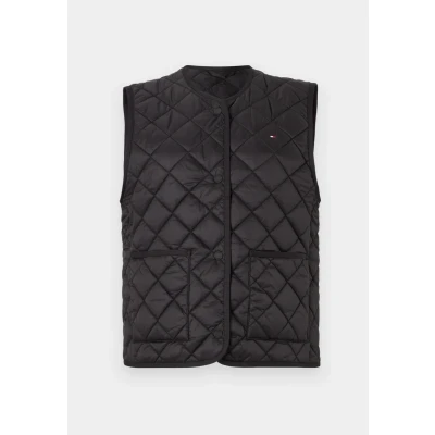 Abbildung von Tommy Hilfiger LW Padded REG Quilted Weste, Damen, Größe: XXS, Black
