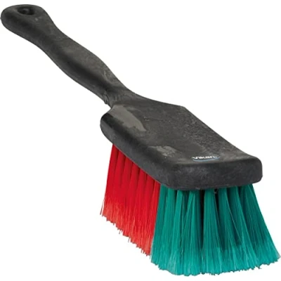 Abbildung von Vikan Handbürste mit langem Stiel, Autowaschbürste für Handwäsche, weiche Borsten, 42 cm
