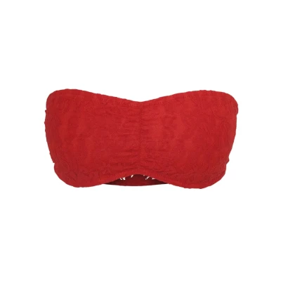 Abbildung von Urban Classics Bandeau Bustier, Damen, Größe: XL, Red