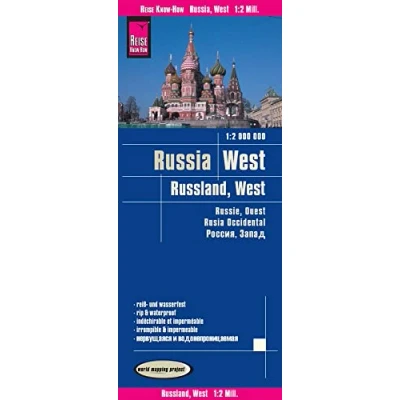 Abbildung von Reise Know How Landkarte Russland West / Russia (1:2.000.000): reiß und wasserfest (world mapping project)