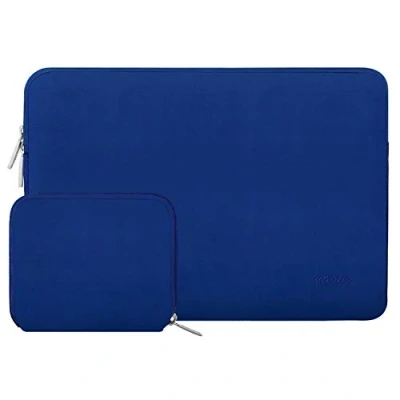 Abbildung von MOSISO Laptop Hülle Tasche Kompatibel mit MacBook Air/Pro Retina,13 13,3 Zoll Notebook,Kompatibel Pro 14 2024 2021 M3 M2 M1 Chip Max,Neopren Sleeve Klein Fall,Königsblau