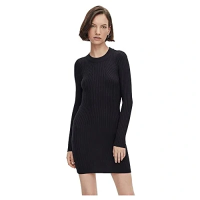 Abbildung von Pieces Pccrista O NECK Dress Etuikleid, Damen, Größe: XS, Black