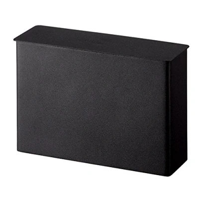 Abbildung von YAMAZAKI 3817 P Kaffeefilterhülle Home Coffee Filter Fall Küche Storage Holder Container Stahl Kaffeefilter Etui, Schwarz