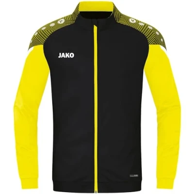 Abbildung von JAKO Performance Trainingsjacke, Herren, Größe: 50, Schwarz/soft yellow