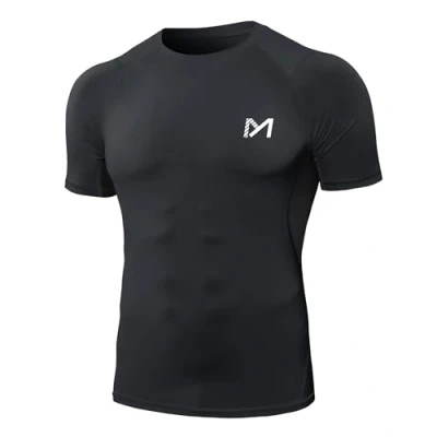 Abbildung von MEETYOO Herren Mu27t Shirt, Schwarz short, XL EU