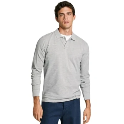 Abbildung von Pepe Jeans NEW Oliver GD LS Langarmshirt, Herren, Größe: Large, Marl grey