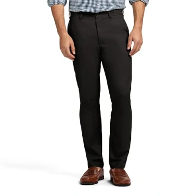 Abbildung von IZOD Herren American Chino Flat Front Straight Fit Pant Lässige Hose, Schwarz, 40W / 30L