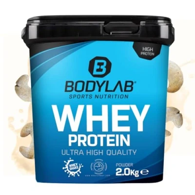 Abbildung von Bodylab24 Whey Protein Pulver, Nusskipferl, 2kg
