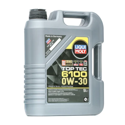Abbildung von Liqui Moly Top Tec 6100 0W 30 5l Motoröl 20771 BMW: X4, 3 GT, 4 Gran Coupe, TOYOTA: Auris Estate, HYUNDAI: Tucson