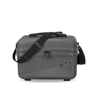 Abbildung von travelite Beautycase Hartschale Handgepäck, Bali, Kosmetikkoffer mit Organizer und Aufsteckfunktion, 36 cm, 17 Liter