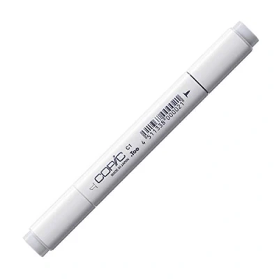 Abbildung von COPIC Classic Marker Typ C 1, cool gray No. professioneller Layoutmarker, mit einer breiten und feinen Spitze