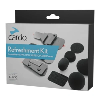 Abbildung von Cardo Unisex Erwachsene Refreshment KIT for PACKTALK/FREECOM X/Spirit Series Sporthelm, schwarz, One Size