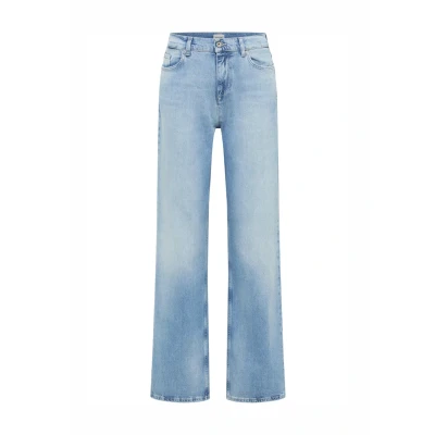 Abbildung von Mustang Flared Jeans, Damen, Größe: 34x32, Blau