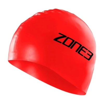 Abbildung von ZONE3 Sa18scap108/Os Badekappe aus Silikon, 48 g, Rot, Einheitsgröße