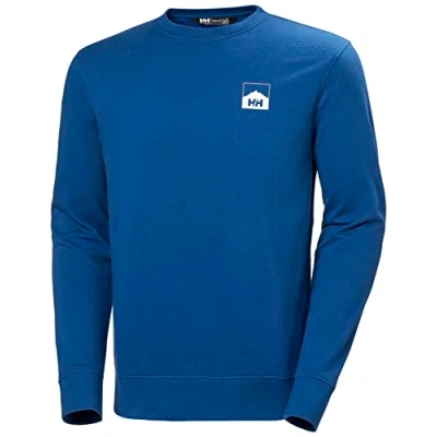 Abbildung von Herren Helly Hansen Nord Graphic Crew Sweatshirt, Tief Fjord, M