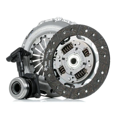 Abbildung von VALEO 834071 Kupplungssatz KIT3P (CSC) mit Kupplungsdruckplatte, Zentralausrücker Kupplungsscheibe 220 FORD: FIESTA 6, Focus Mk1 Estate