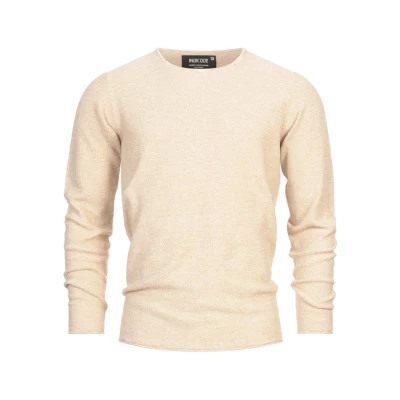 Abbildung von Indicode Jeans Loakim Strickpullover, Herren, Größe: Small, Vanilla ice