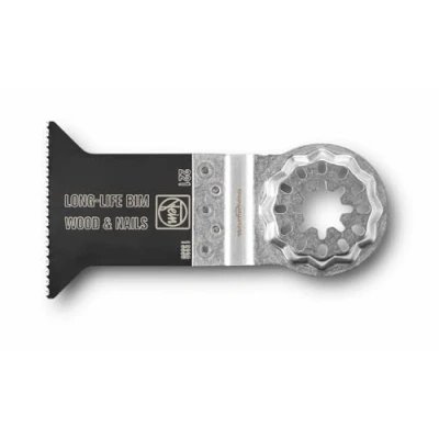 Abbildung von FEIN E Cut Long Life Sägeblatt, Ve. 10 St., Breite mm, Länge 30 Aufnahme Starlock, Bi Metall mit geschränkter Holzverzahnung