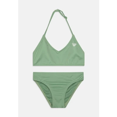 Abbildung von Roxy Solid Active Bikini für Kinder, Größe: 128, Basil