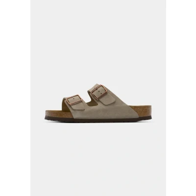 Abbildung von Birkenstock Arizona SOFT Footbed Unisex Hausschuh taupe, Größe: 40, Taupe Schuhe