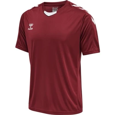 Abbildung von Hummel Hmlcore XK POLY S/S Tshirt print, Herren, Größe: 3XL, Maroon
