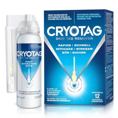 Abbildung von Cryotag Skin Tag Remover Stielwarzen Entferner Schnell Wirksam Sicher Klinisch nachgewiesen, Vereisunsgmittel zur Behandlung von Stielwarzen, bis zu 12 Anwendungen