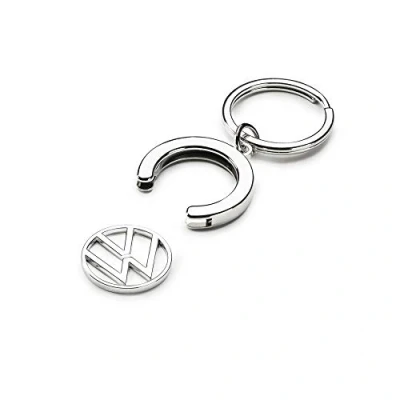 Abbildung von Volkswagen 000087010BT Schlüsselanhänger Pfandchip Einkaufswagenchip Keyring Anhänger, mit neuem VW Logo