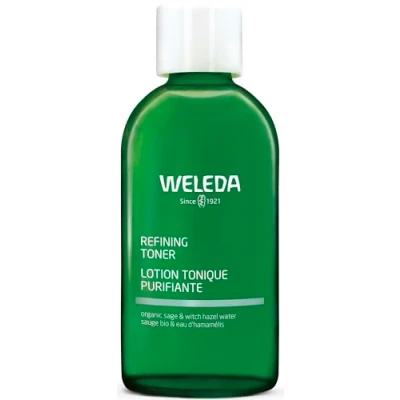 Abbildung von WELEDA Bio Pore Refining Toner porenverfeinerndes Naturkosmetik Gesichtspflege Tonikum entfernt Unreinheiten &amp; überschüssigen Talg, bewahrt Feuchtigkeit für einen natürlichen Glow (vegan, 150ml)