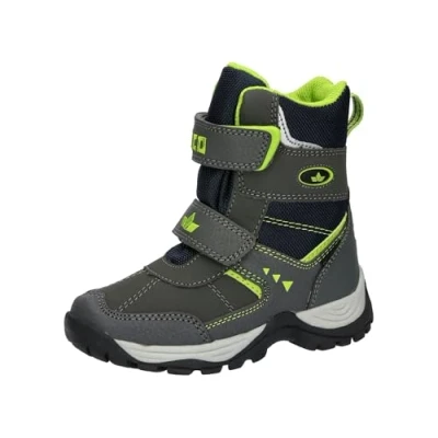 Abbildung von Lico Asker V Schneestiefel, grau/Marine/Lemon, 39 EU