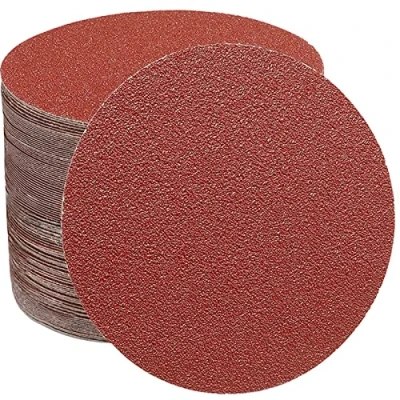 Abbildung von Schleifscheiben Klett 125mm, 70 Stück Exzenter Schleifpapier Set Körnung 10 je 40 60 100 150 240 320 600 für Holz und Metall STEBRUAM(Ohne Löche)