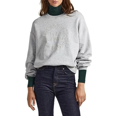 Abbildung von Pepe Jeans CARA Sweatshirt, Damen, Größe: Large, grey marl