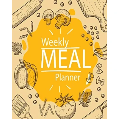 Abbildung von Weekly Meal Planner: 52 Week Food Planner &amp; Grocery list Menu Planners Prep Book Eat Records Journal Diary Notebook Log Size 8x10 Inches 104 Pages