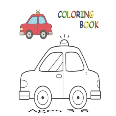 Abbildung von Vehicle coloring book for kids ages 3 6 years old: Transportation old.