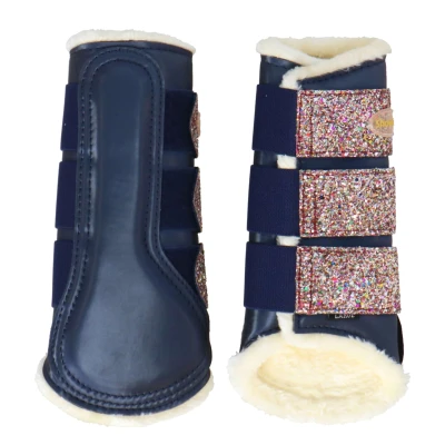 Abbildung von HB Beinschutz Gold Rush Glitter Navy
